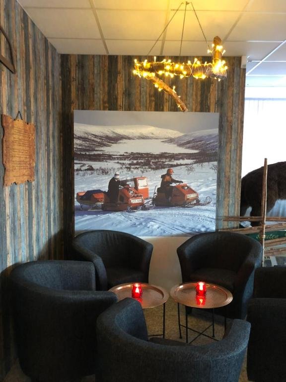 Welcome area at Baren i Ockelbo